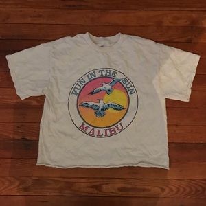 SOLD ON ANOTHER APP Brandy Melville Graphic Tee